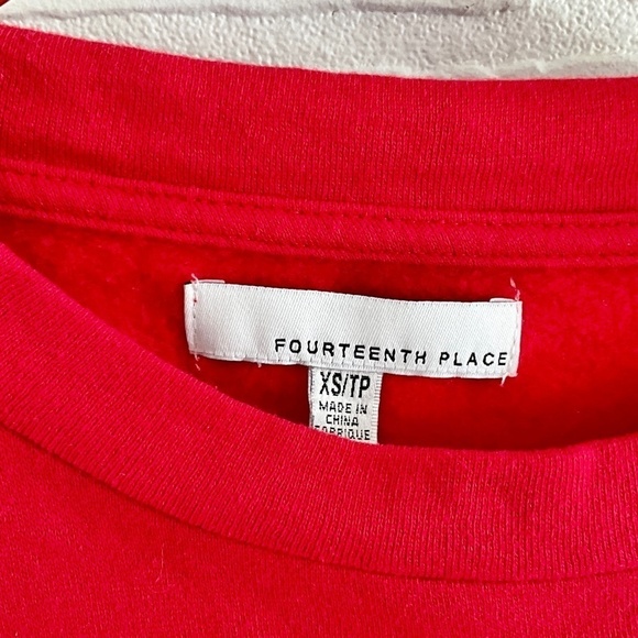 Fourteenth Place Mini dress Red/black/white Longsleeve Blokecore XS - Picture 3 of 9